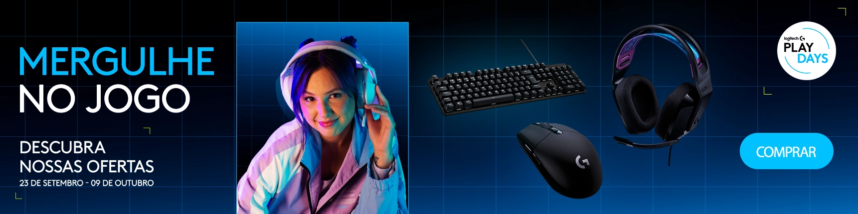 Banner Home - Logitech - Logi Play Days