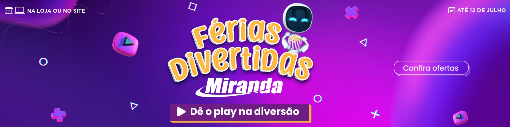 Banner Home - Férias Divertidas