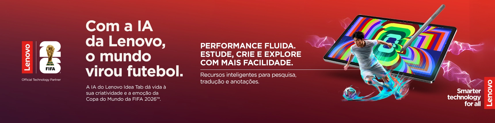 Banner Home - Lenovo - Idea Tab FIFA