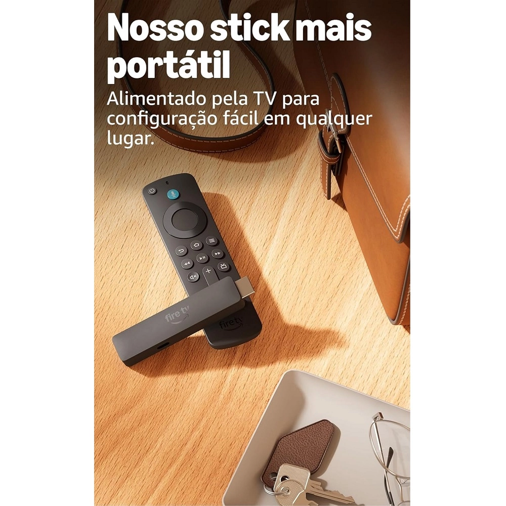 Amazon Fire TV Stick HD (2026), Controle Remoto por Voz com Alexa