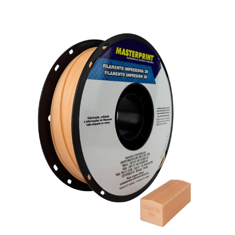 Masterprint PLA Hyper Speed 1.75mm 1kg — Skin (Cor de Pele)