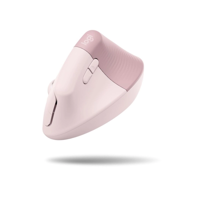 Mouse sem fio Lift, ergonômico vertical, Rose, 910-006472