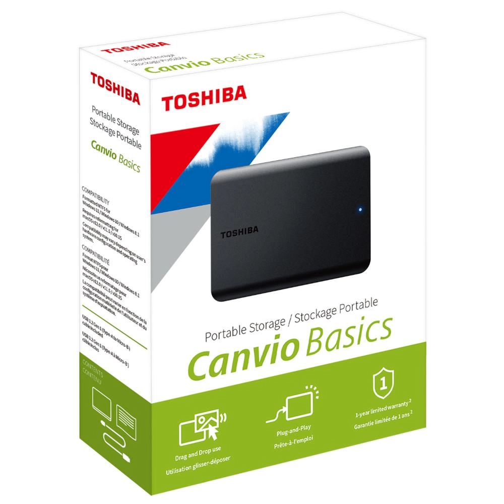 TOSHIBA JDR110/75W/K6M 75W 8個セット HD 1TB Externo USB 3.0 Toshiba Canvio Basics, HDTB510XK3AA