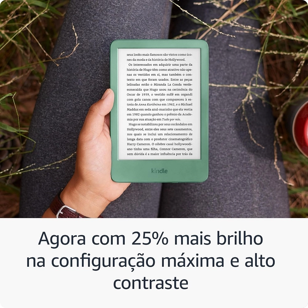 Kindle 11ª (16GB – modelo 2024), com Tela Antirreflexo, Luz