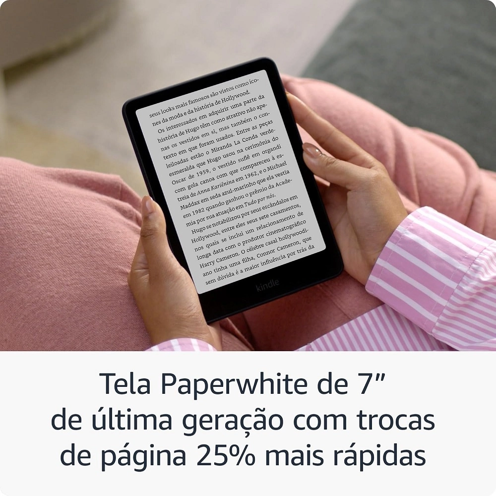Kindle Paperwhite 32GB 2024 - O Kindle mais rápido já lançado, com